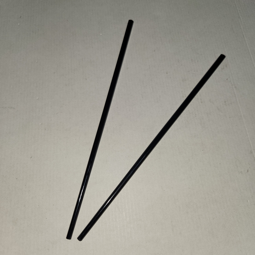 11" Black Steel Chopsticks - Picture 3 of 5